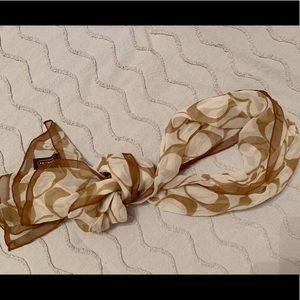 Coach Chiffon Scarf